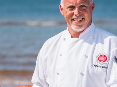 Allan McWilliams on beach